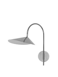 Arum Swivel Wandlamp Vaste Aansluiting Roestvrij Staal