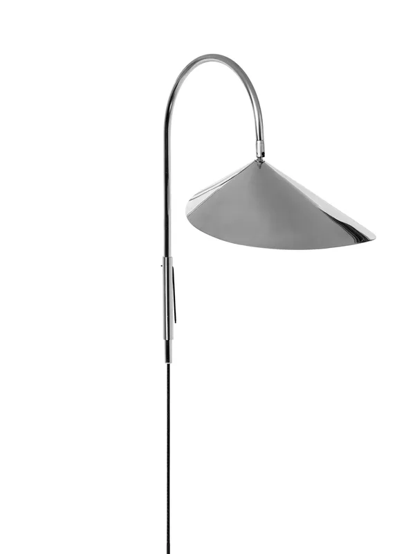 Arum Swivel Wandleuchte Edelstahl