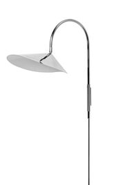Arum Swivel Wandleuchte Edelstahl
