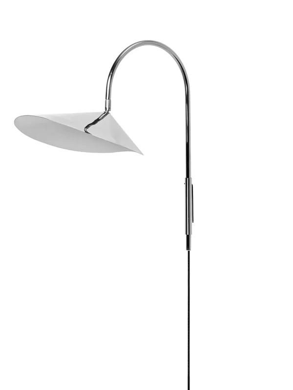 Arum Swivel Wandleuchte Edelstahl