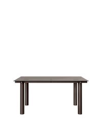 Atura Spisebord 160x90 cm Dark Chocolate/Tinted Glass