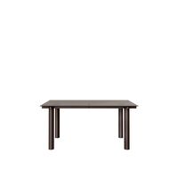 Atura Spisebord 160x90 cm Dark Chocolate/Tinted Glass