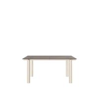 Atura Spisebord 160x90 cm Light Cashmere/Tinted Glass