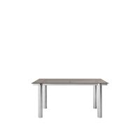 Atura Dining Table 160x90 cm Stainless Steel/Tinted Glass