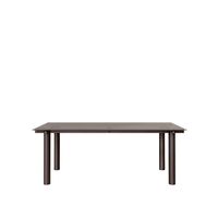Atura Esstisch 200x90 cm Dark Chocolate/Tinted Glass