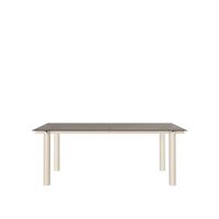 Atura Esstisch 200x90 cm Light Cashmere/Tinted Glass