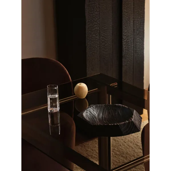 Atura Dining Table 200x90 cm Stainless Steel/Tinted Glass