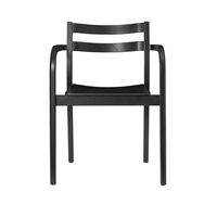 Boda Dining Chair With Armrests Black