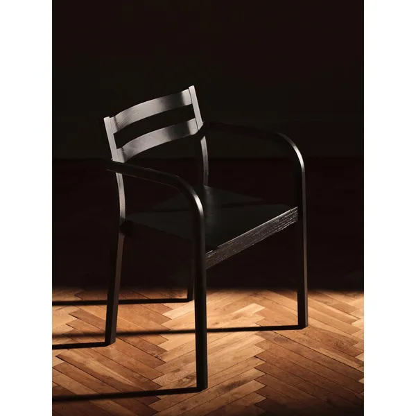 Boda Dining Chair With Armrests Black