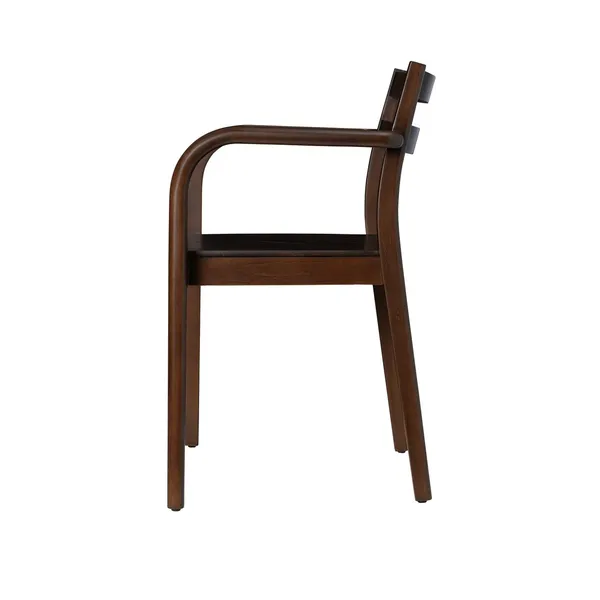 Boda Dining Chair With Armrests Dark Stained Beech