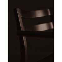 Boda Dining Chair With Armrests Dark Stained Beech