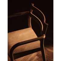 Boda Dining Chair With Armrests Natural Oak