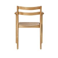 Boda Dining Chair With Armrests Natural Oak