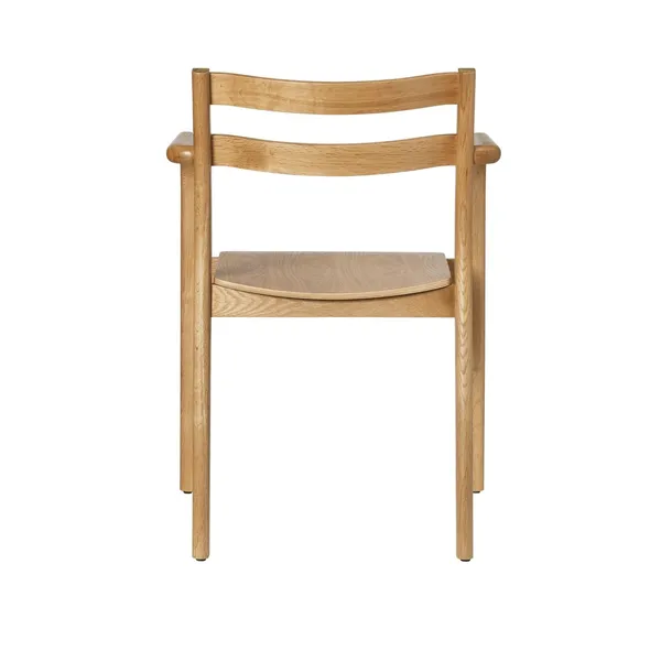 Boda Dining Chair With Armrests Natural Oak