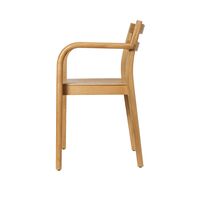 Boda Dining Chair With Armrests Natural Oak