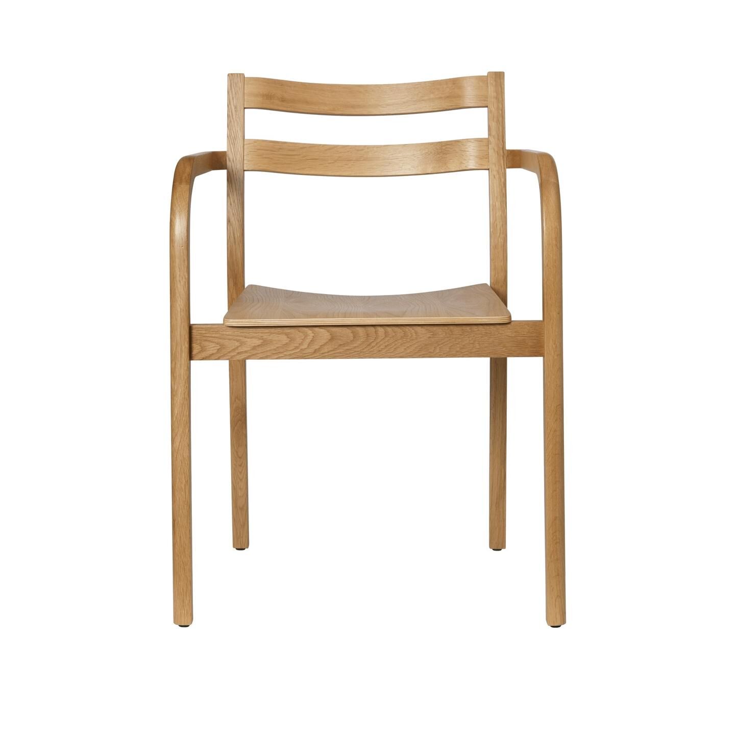 Boda Spisestol Med Armlener Natur Eik