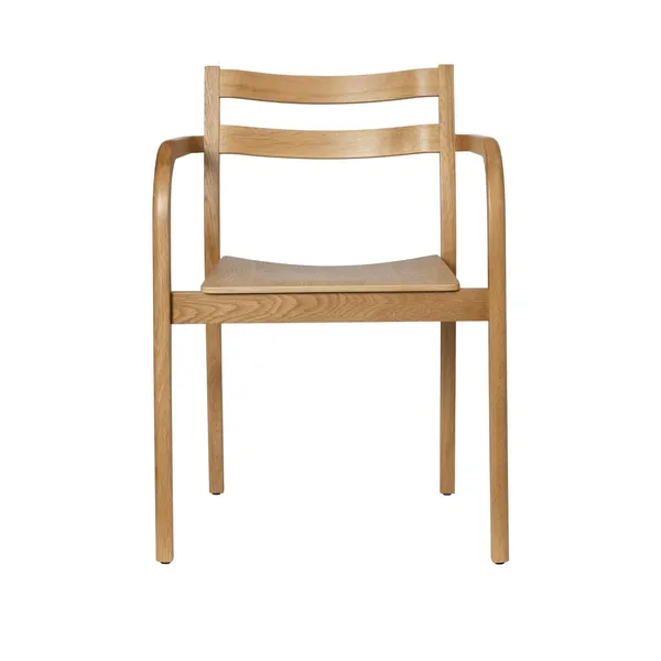 Boda Dining Chair With Armrests Natural Oak