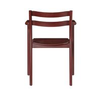 Boda Dining Chair With Armrests Red Brown