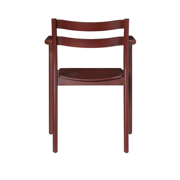 Boda Dining Chair With Armrests Red Brown