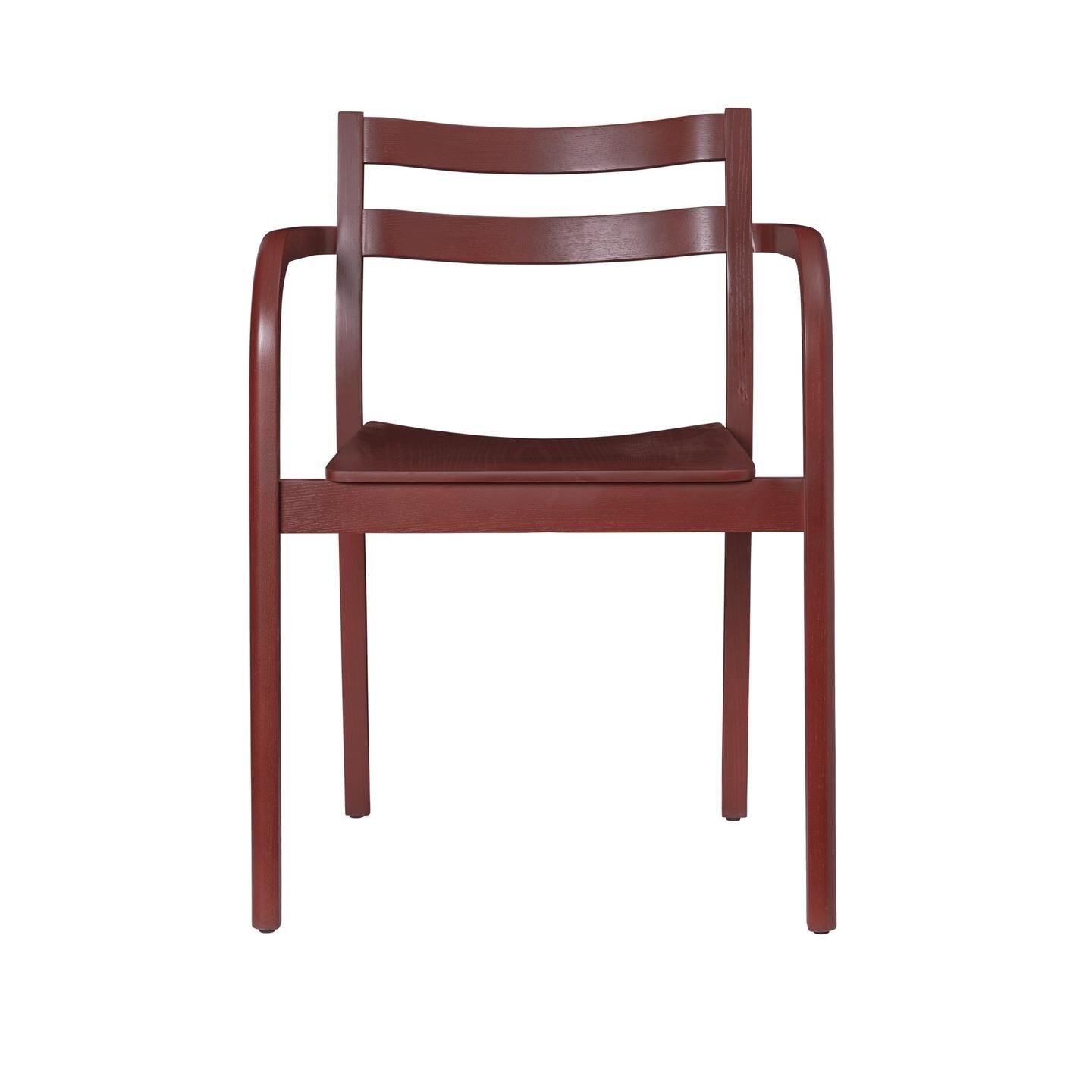 Boda Spisestol Med Armlener Red Brown
