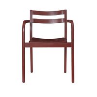 Boda Dining Chair With Armrests Red Brown