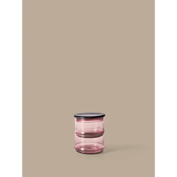 Boya Stackable Containers Ø10.5 cm Set of 2 Mauve