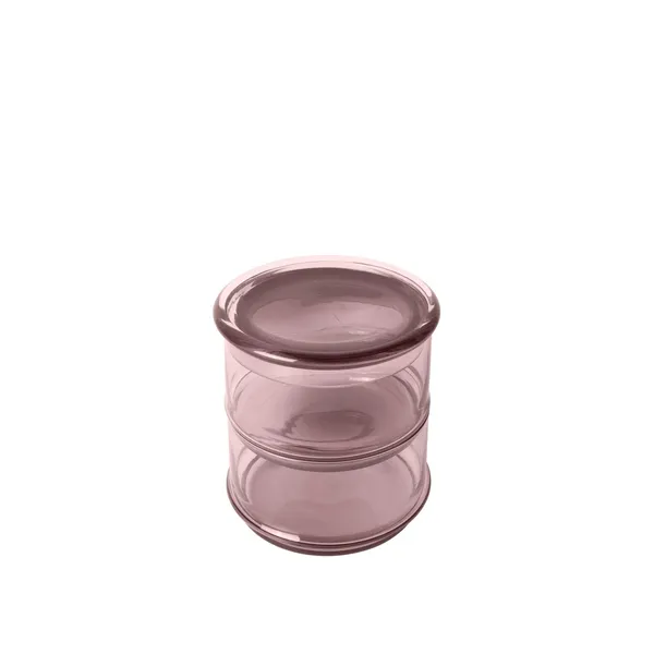 Boya Stackable Containers Ø10.5 cm Set of 2 Mauve