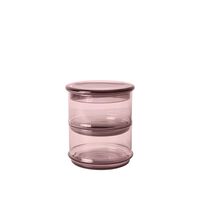 Boya Stackable Containers Ø10.5 cm Set of 2 Mauve