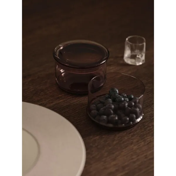 Boya Stackable Containers Ø10.5 cm Set of 2 Mauve