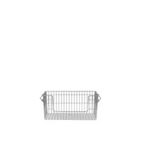 Cala Open Stackable Basket H13 cm Set of 2 Stainless Steel