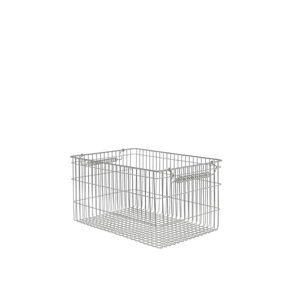 Cala Stackable Baskets Set of 2 Stainless Steel