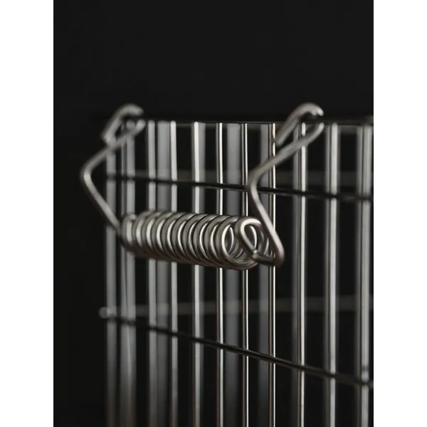 Cala Stackable Baskets Set of 2 Stainless Steel