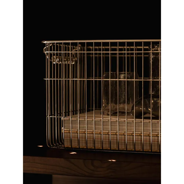 Cala Stackable Baskets Set of 2 Stainless Steel