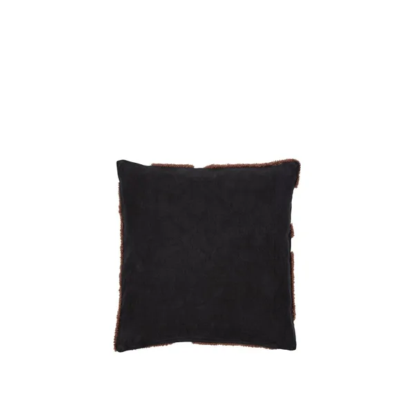 Cilla Getuftetes Kissen Schwarz/Dark Chocolate