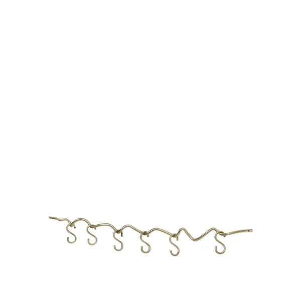 Curvature Hanging Rail Brass