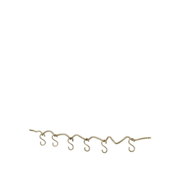 Curvature Hanging Rail Brass