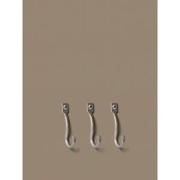 Curvature Haken 3er-Set Edelstahl