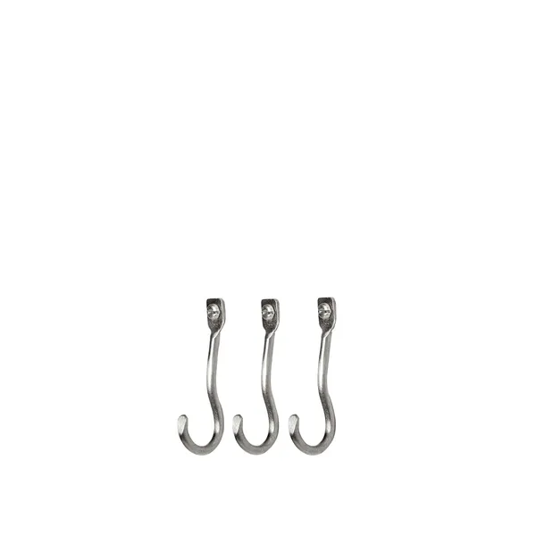 Curvature Haken 3er-Set Edelstahl
