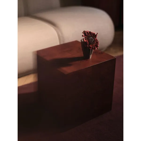 Dedali Vase H11 cm Dunkelbraun