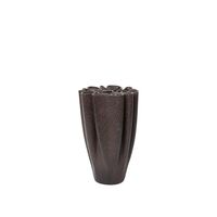 Dedali Vase H25 cm Mørkebrun