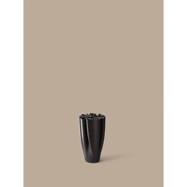 Dedali Vase H25 cm Mørkebrun