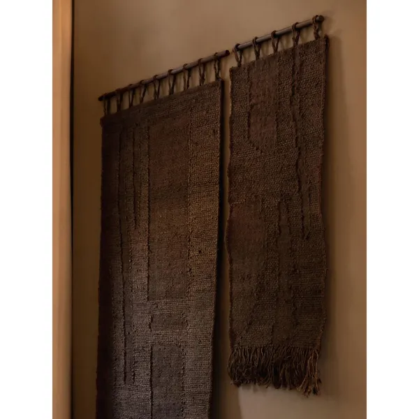 Harvest Wall Rug 50x100 cm Dark Chocolate
