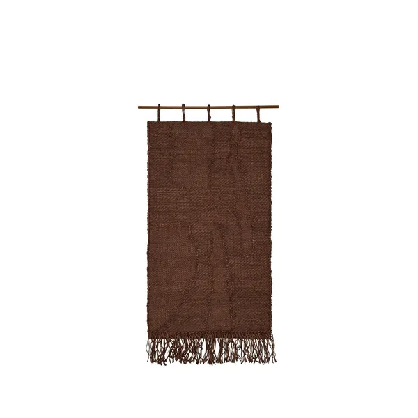 Harvest Wall Rug 50x100 cm Dark Chocolate