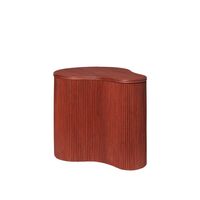Isola Storage Table Oxide Red