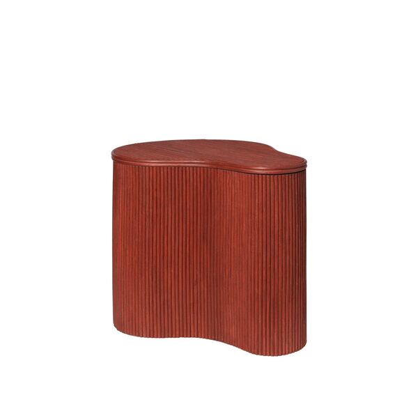 Isola Storage Table Oxide Red