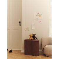 Isola Storage Table Oxide Red