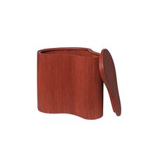 Isola Storage Table Oxide Red