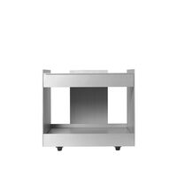 Lager Low Trolley With Drawer Aluminium
