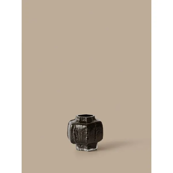 Mokuri Vase H15 cm Black