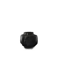Mokuri Vase H15 cm Black